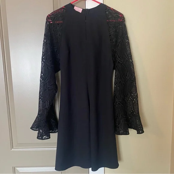 GIAMBA Black Lace Mini Dress IT 42 or US 6 - Picture 3 of 8